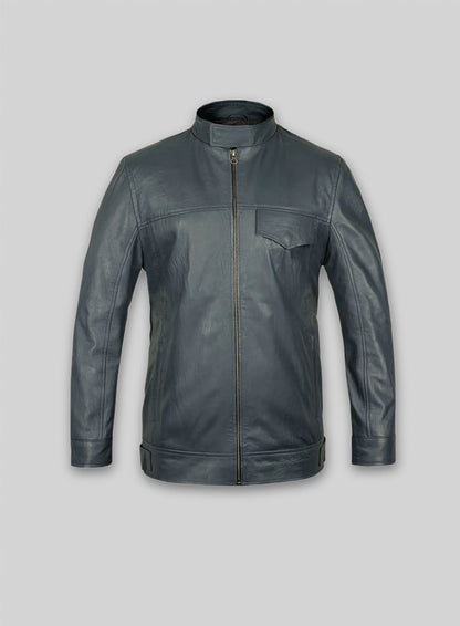 Soft Sherpa Gray Washed & Wax Shia Labeouf Transformers 3 Jacket
