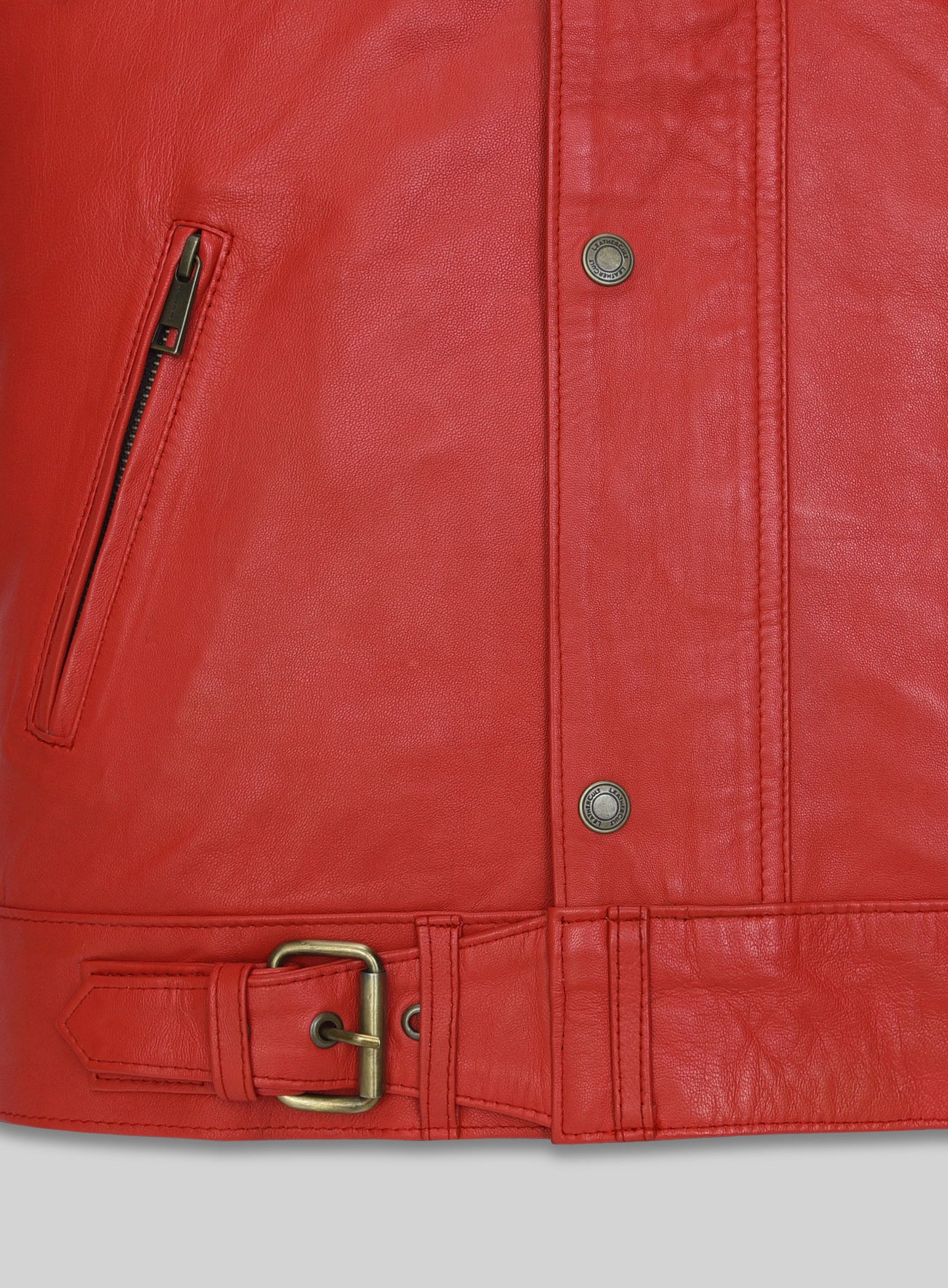 Tango Red Washed & Wax The Expendables Lee Christmas Lambskin Leather Jacket