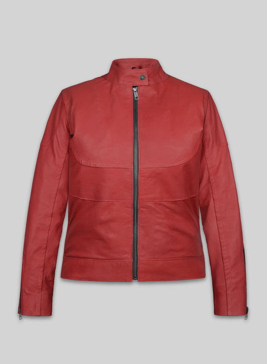 Soft Tango Red Washed Teenage Mutant Ninja Megan Fox Jacket