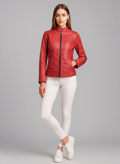 Soft Tango Red Washed Teenage Mutant Ninja Megan Fox Jacket