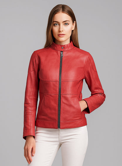 Soft Tango Red Washed Teenage Mutant Ninja Megan Fox Jacket