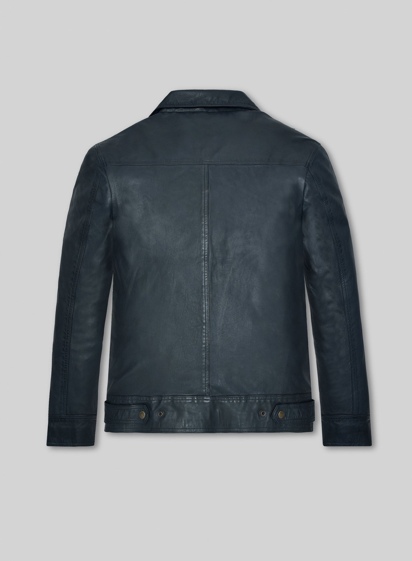 Soft Winsor Blue Lucas Bravo Emily In Paris Leather Jacket