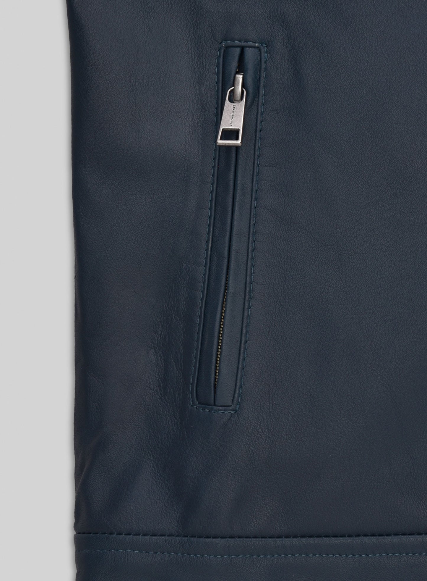 Soft Winsor Blue Michael Fassbender Leather Jacket