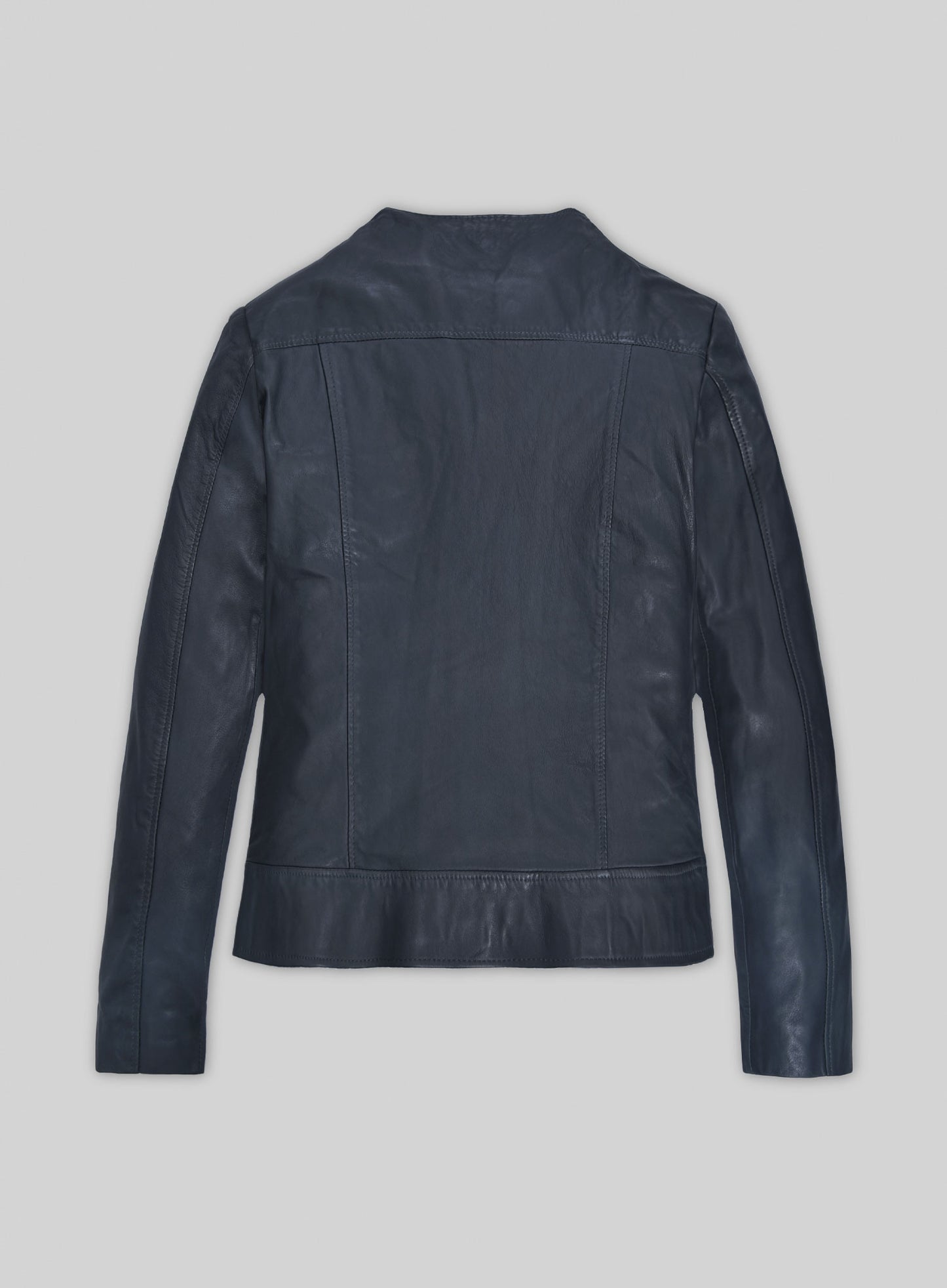 Soft Winsor Blue Washed & Wax Leather Jacket # 237