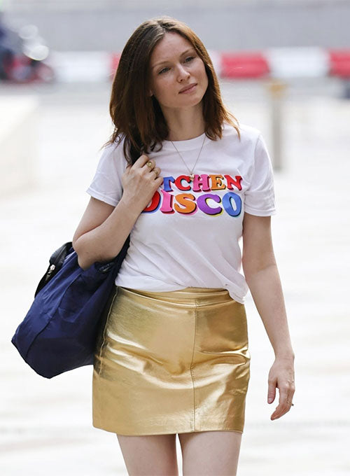 Sophie Ellis Bextor Leather Skirt - LeatherCult