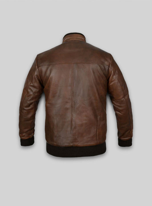 Spanish Brown Leather Jacket # 94