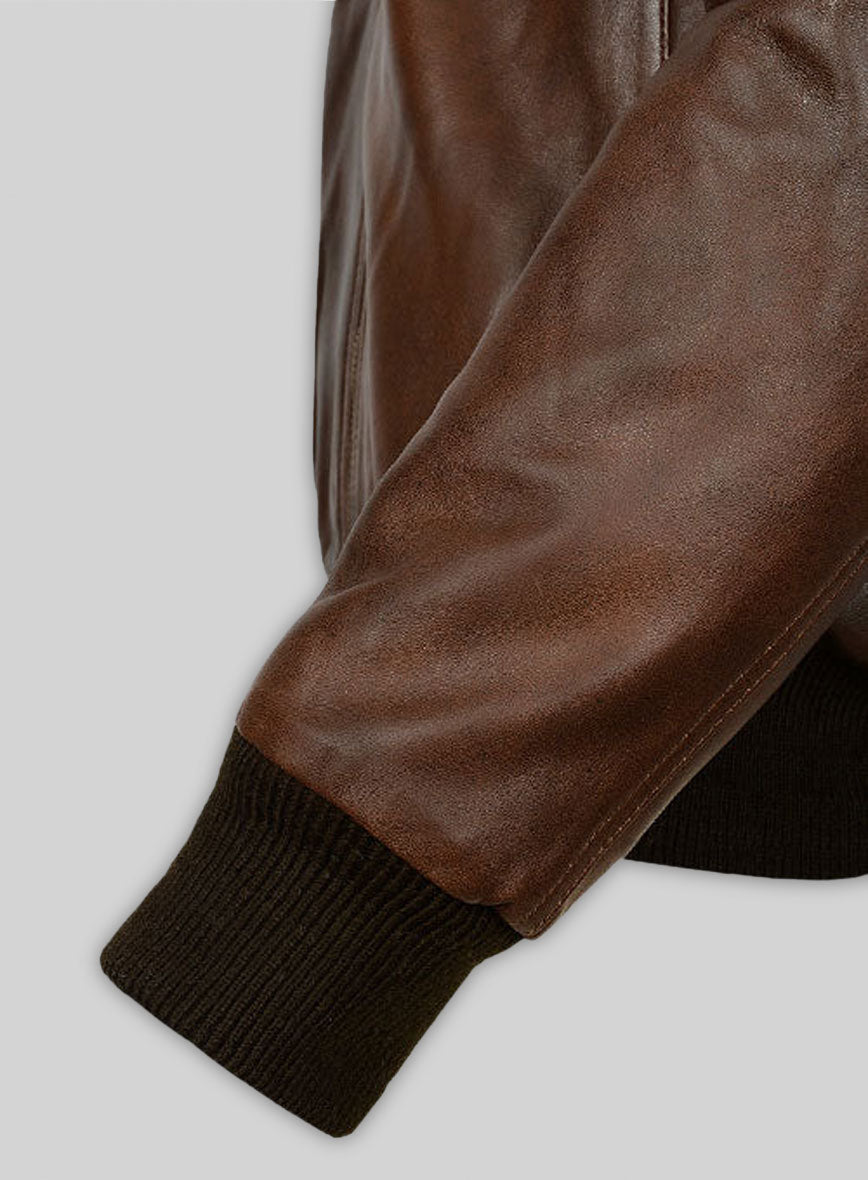 Spanish Brown Leather Jacket # 94