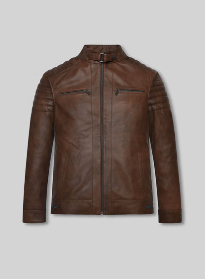 Spanish Brown Andrew Tate Leather Jacket