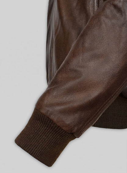 Spanish Brown Leather Jacket # 94