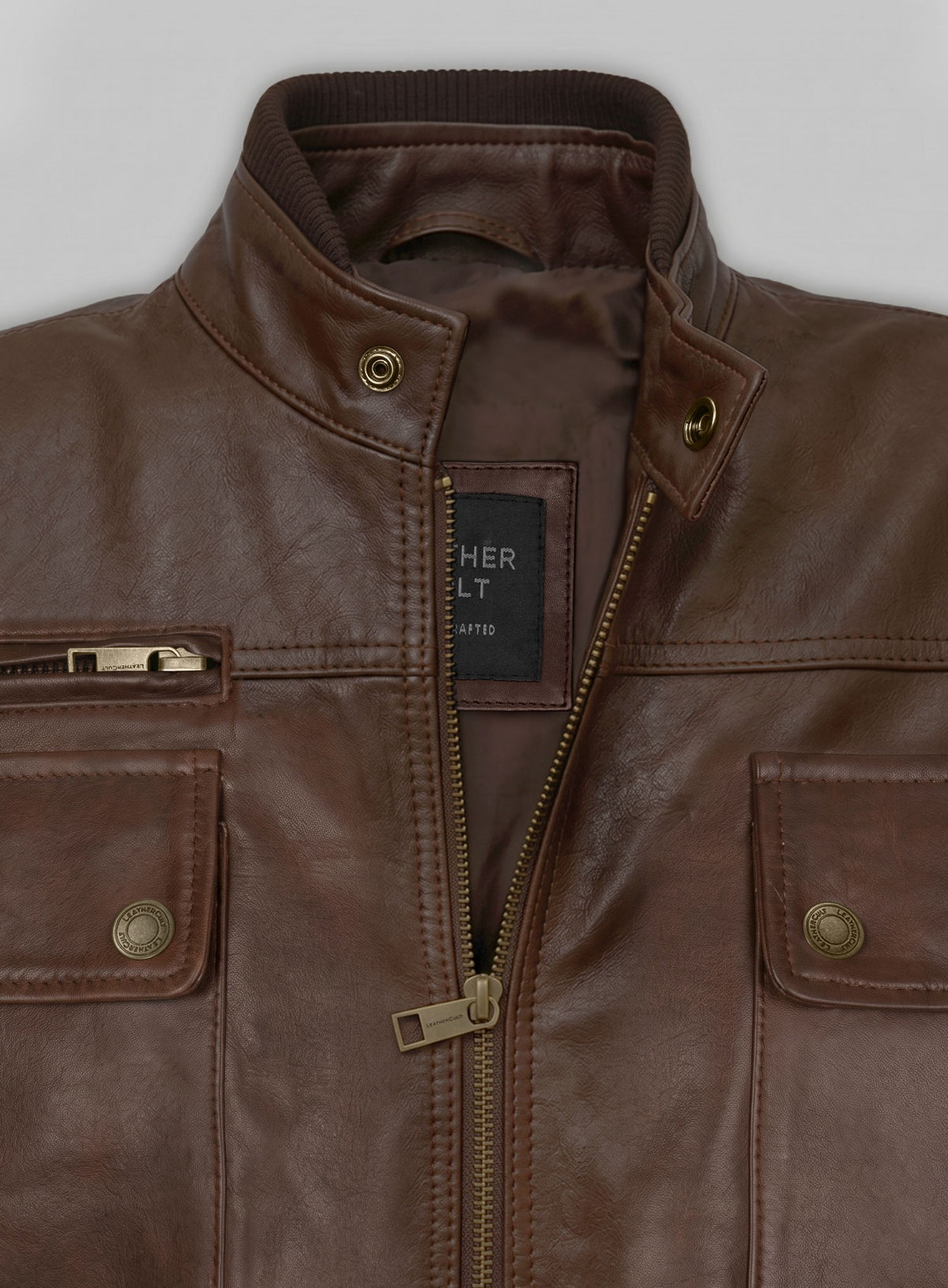 Spanish Brown Leather Jacket # 94