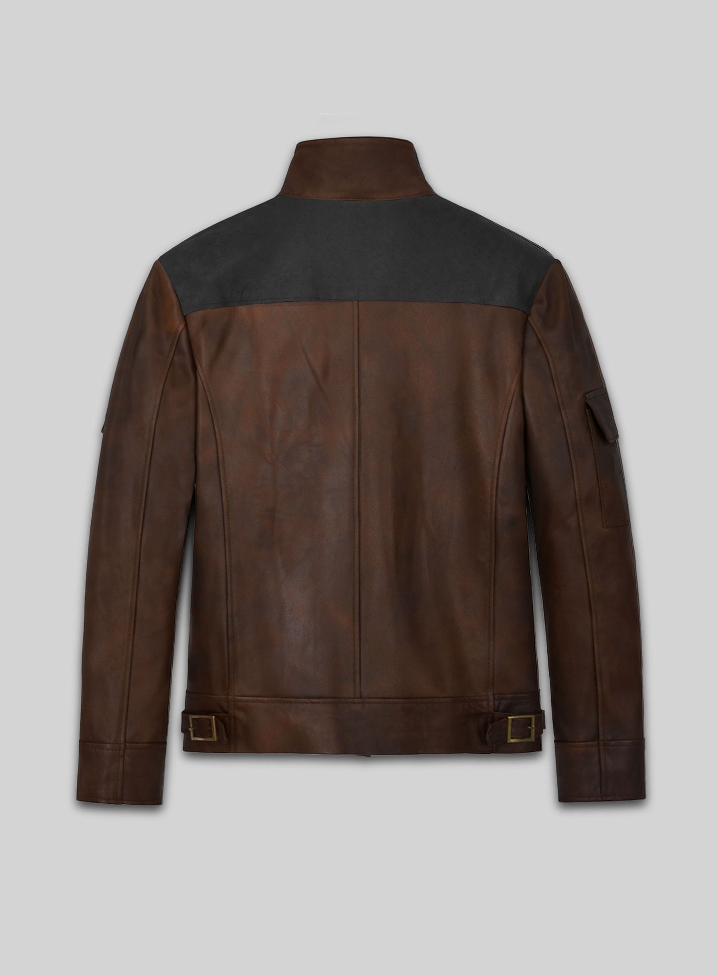 Spanish Brown Alden Ehrenreich Solo Leather Jacket
