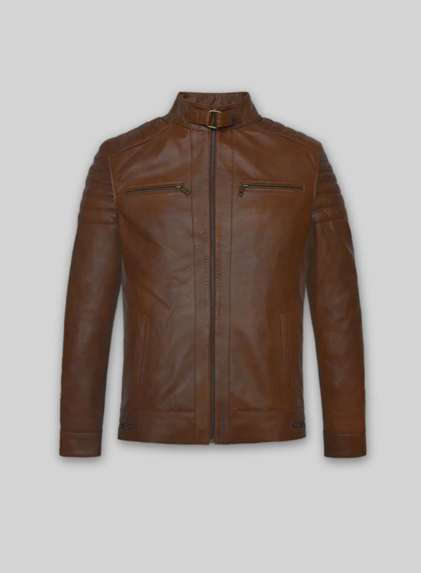 Spanish Brown Andrew Tate Leather Jacket