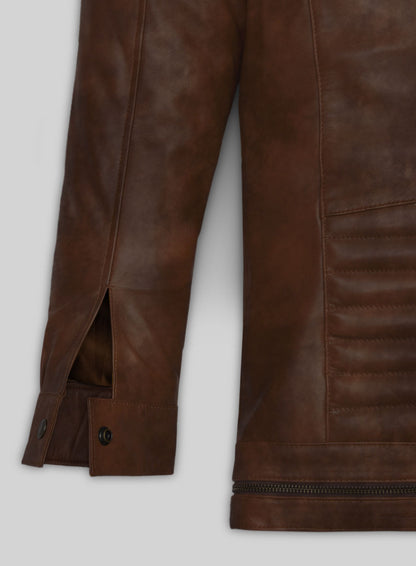 Spanish Brown Andrew Tate Leather Jacket