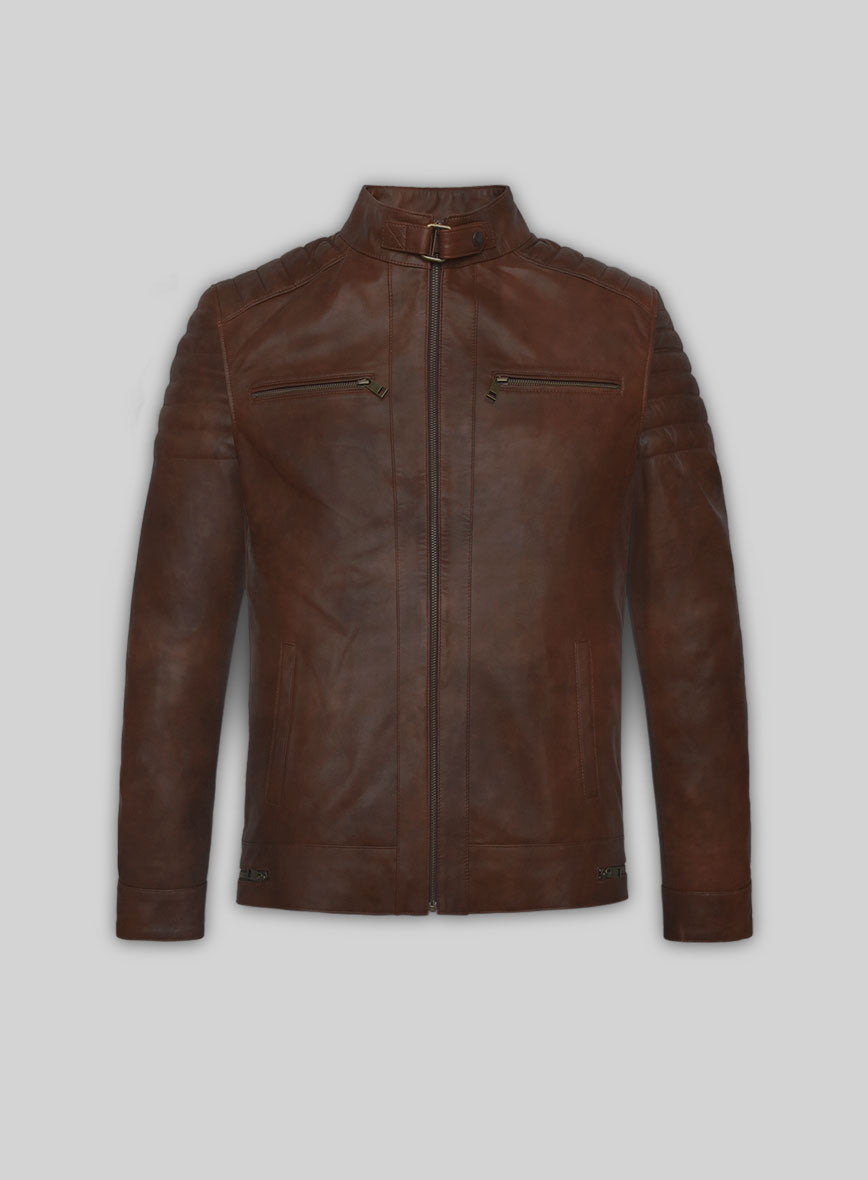 Spanish Brown Andrew Tate Leather Jacket