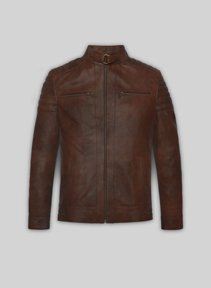 Spanish Brown Andrew Tate Leather Jacket