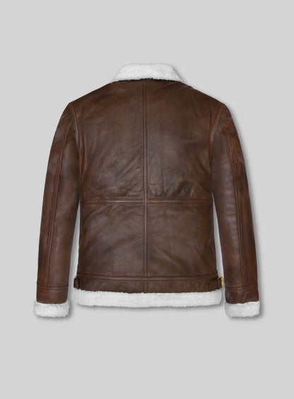 B3 Aviator Spanish Brown Leather Jacket