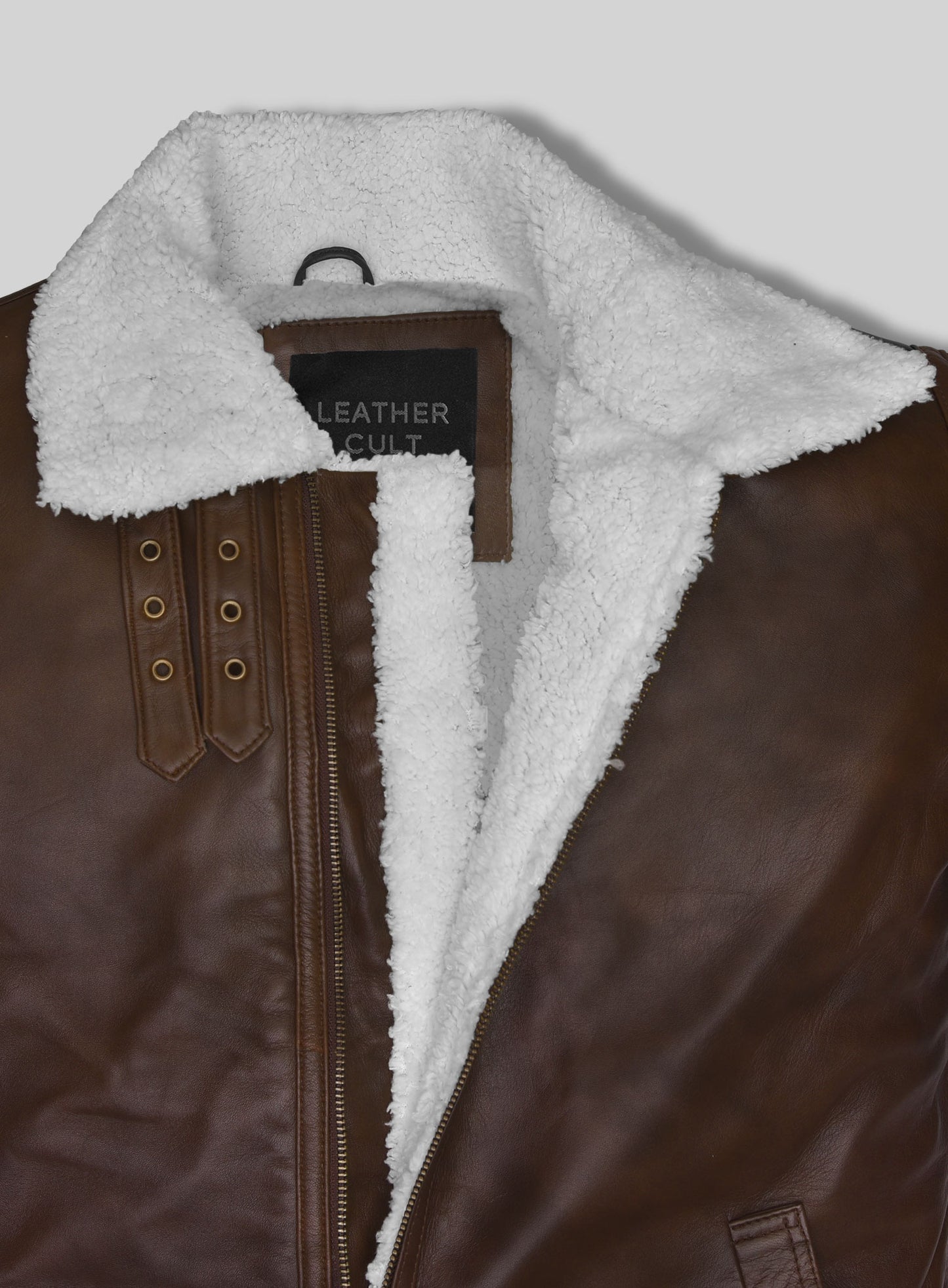 B3 Aviator Spanish Brown Leather Jacket