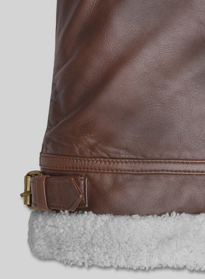 B3 Aviator Spanish Brown Leather Jacket