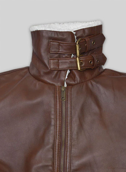 B3 Aviator Spanish Brown Leather Jacket