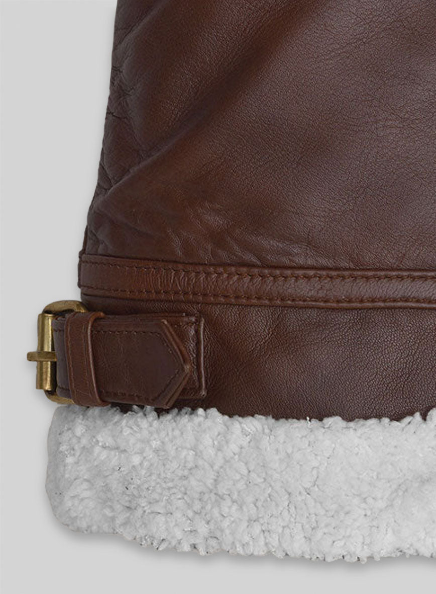 B3 Aviator Spanish Brown Leather Jacket