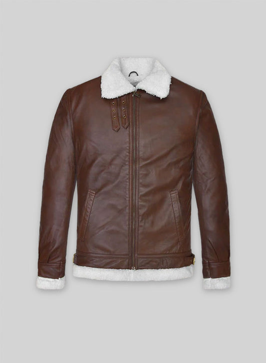 B3 Aviator Spanish Brown Leather Jacket