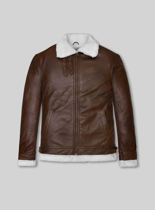 B3 Aviator Spanish Brown Leather Jacket