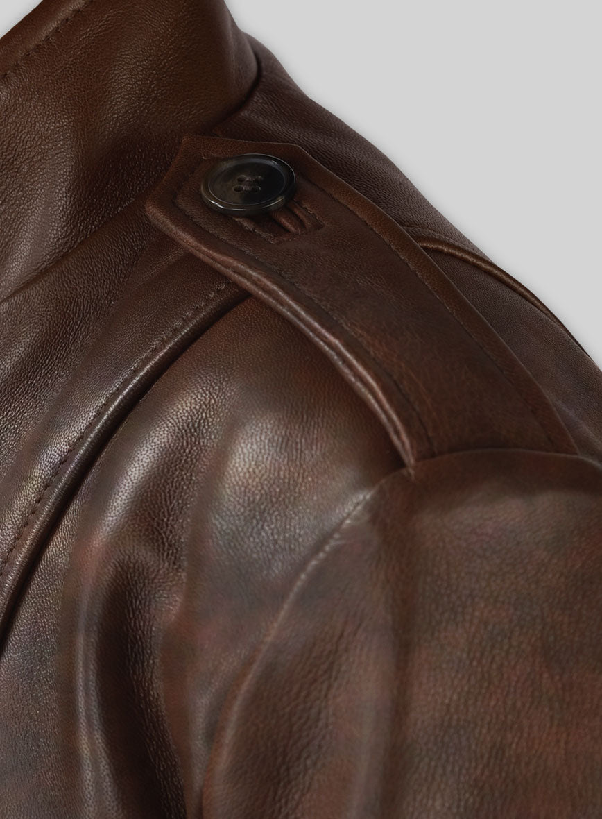 Spanish Brown Katherine Heigl Leather Jacket