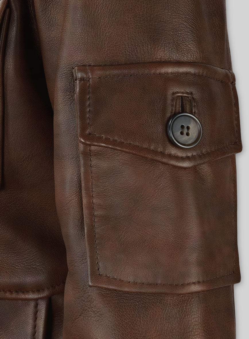 Spanish Brown Katherine Heigl Leather Jacket