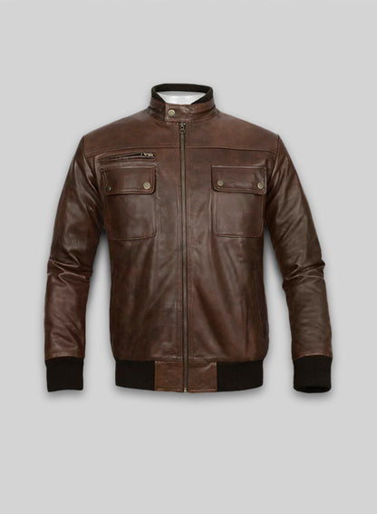 Spanish Brown Leather Jacket # 94