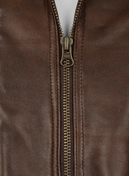 Spanish Brown Leather Jacket # 94