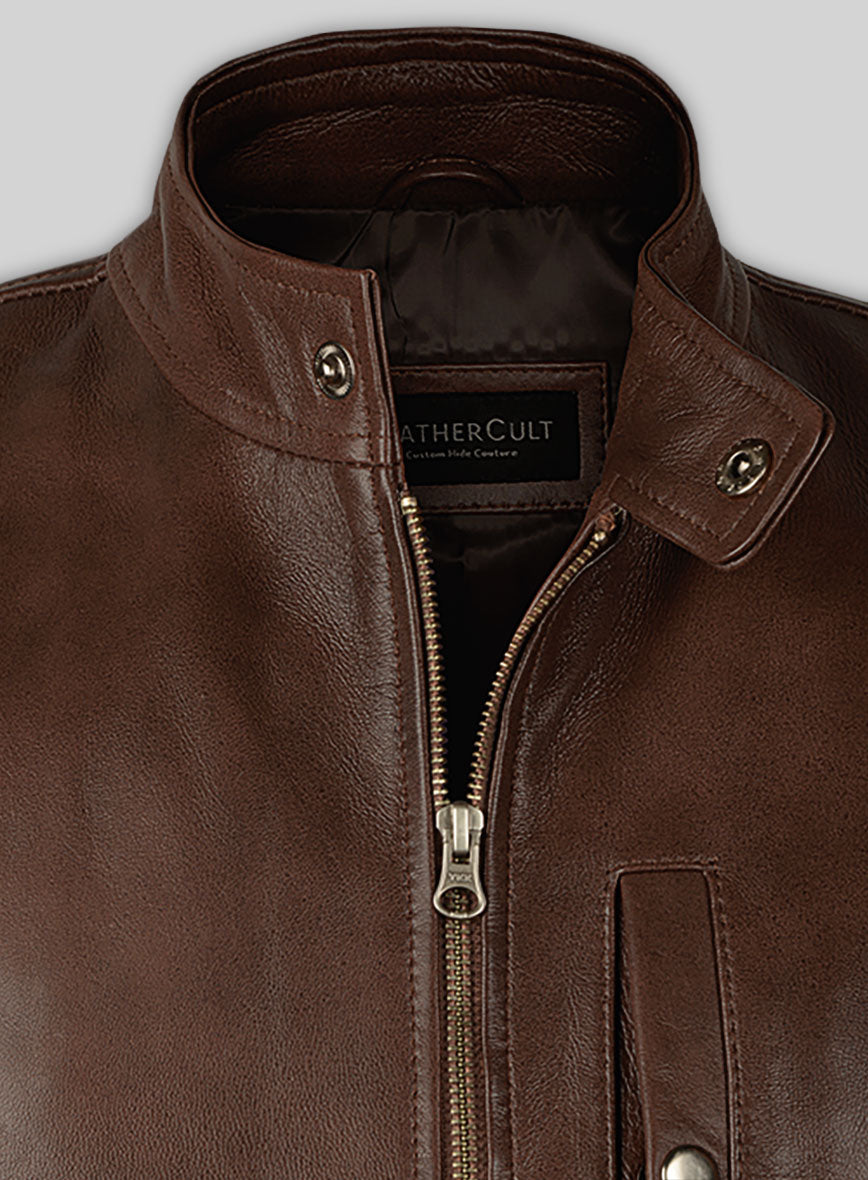 Spanish Brown Leather Vest # 325