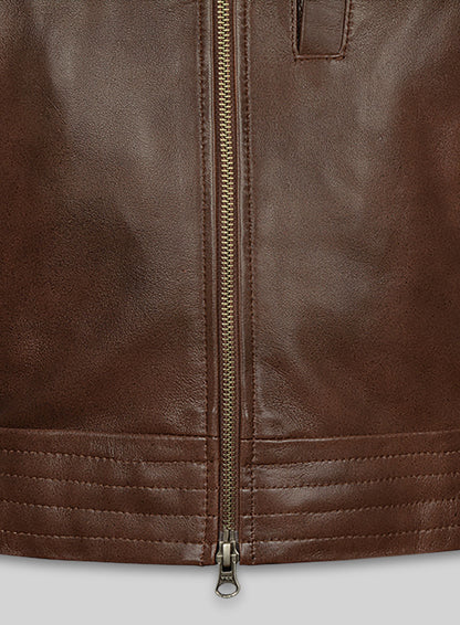 Spanish Brown Leather Vest # 325