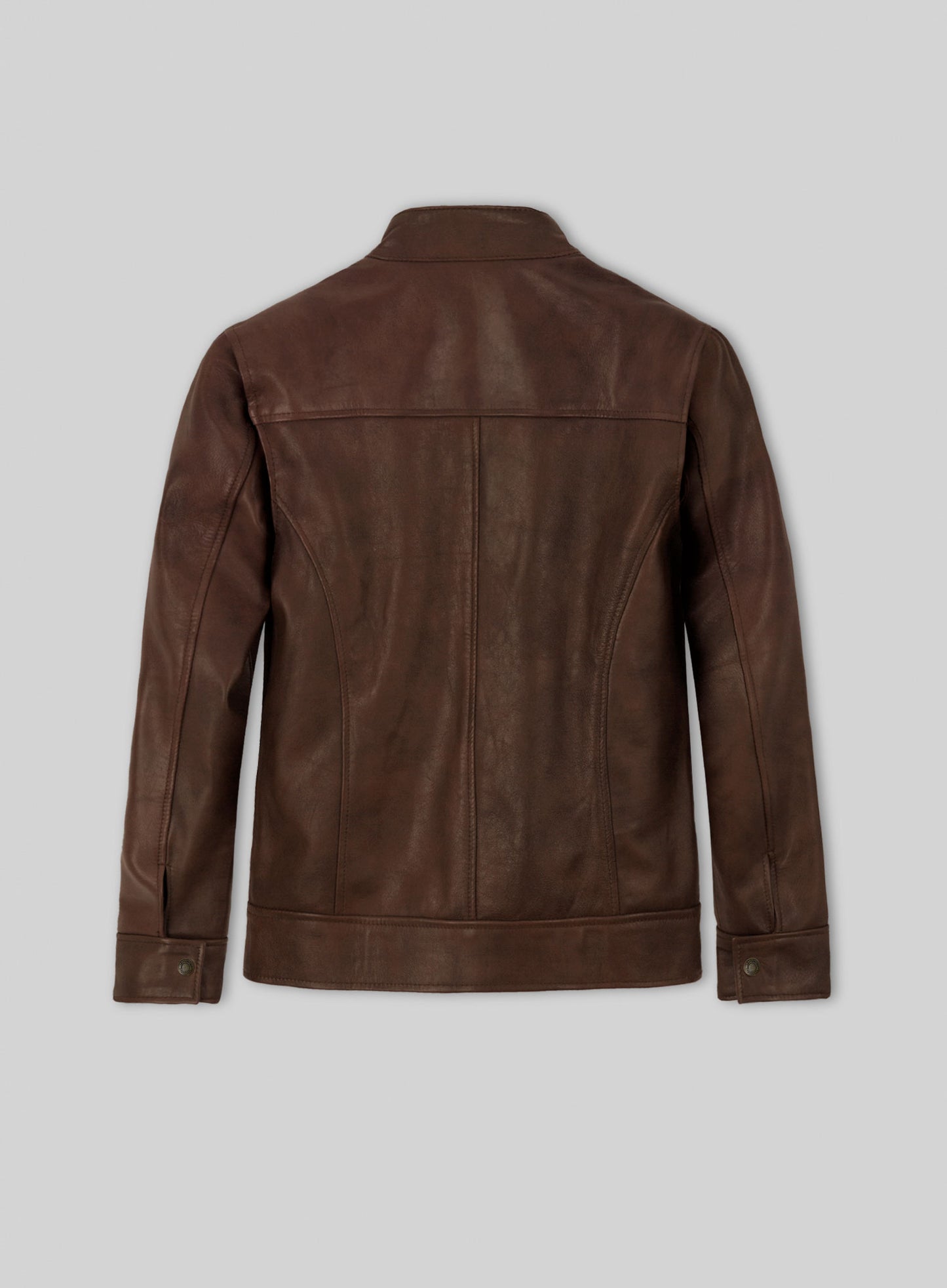 Spanish Brown Ryan Reynolds Blade Trinity Leather Jacket