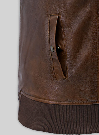 Spanish Brown Tom Cruise Leather Jacket #2