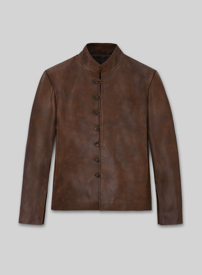Spanish Brown Tom Riley Da Vinci's Demons Leather Jacket