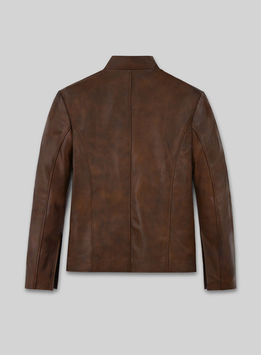 Spanish Brown Tom Riley Da Vinci's Demons Leather Jacket
