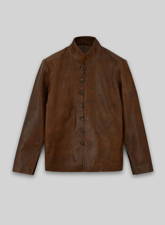 Spanish Brown Tom Riley Da Vinci's Demons Leather Jacket