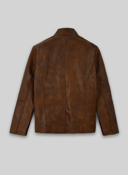 Spanish Brown Tom Riley Da Vinci's Demons Leather Jacket