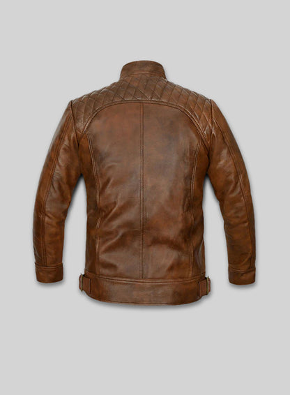 Spanish Brown Leather Jacket # 653