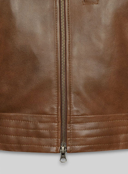 Spanish Brown Leather Vest # 325