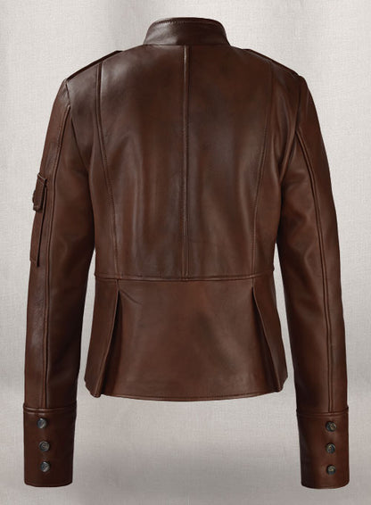 Spanish Brown Katherine Heigl Leather Jacket - LeatherCult