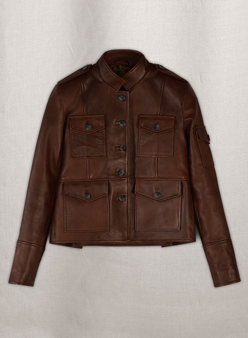 Spanish Brown Katherine Heigl Leather Jacket - LeatherCult