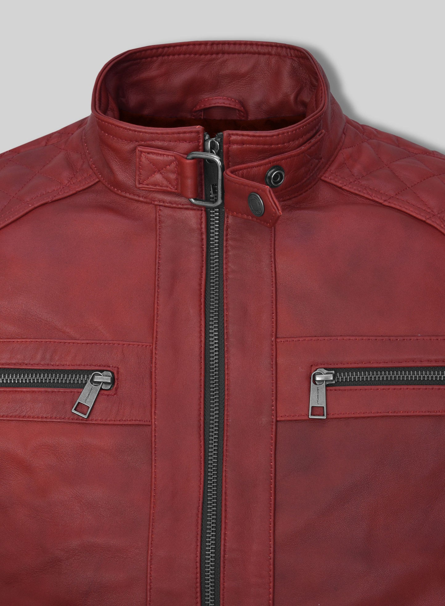 Spanish Red Leather Jacket # 653