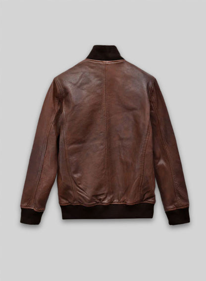 Spanish Brown Tom Cruise Leather Jacket #2