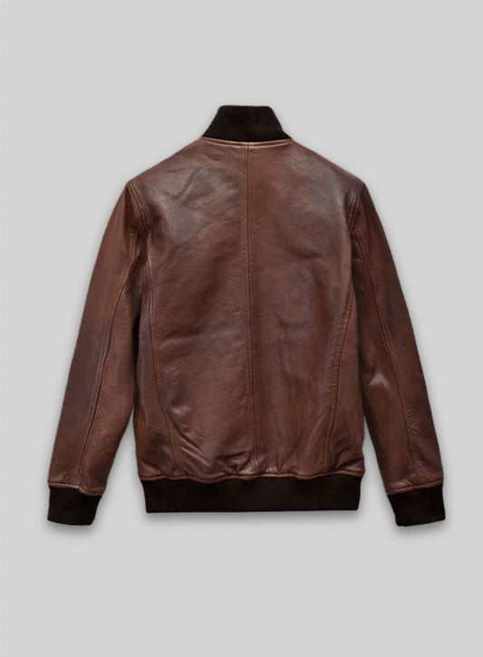 Spanish Brown Tom Cruise Leather Jacket #2
