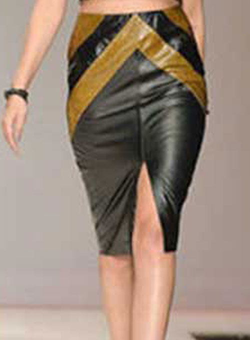 Split Leather Skirt - # 460 - LeatherCult