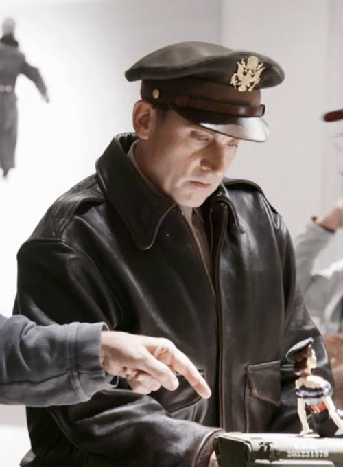 Steve Carell Welcome to Marwen Bomber Leather Jacket - LeatherCult
