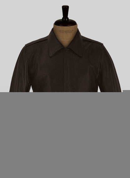Steve Carell Welcome to Marwen Bomber Leather Jacket - LeatherCult