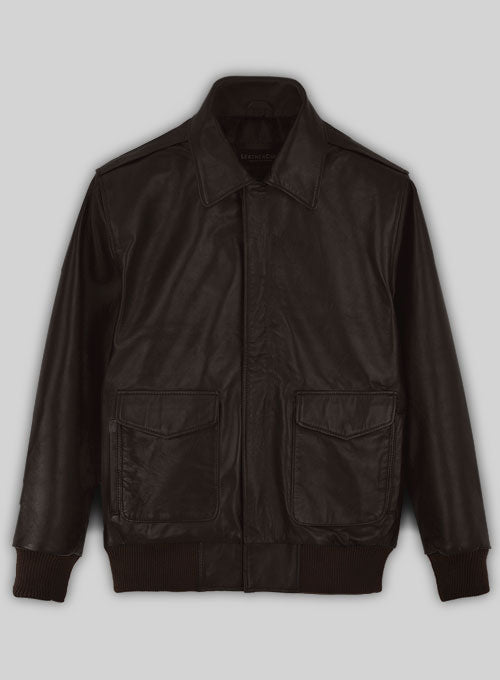 Steve Carell Welcome to Marwen Bomber Leather Jacket - LeatherCult
