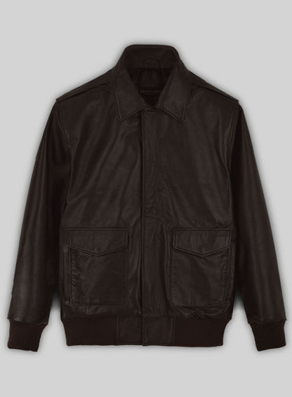 Steve Carell Welcome to Marwen Bomber Leather Jacket - LeatherCult